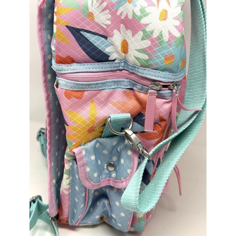 MATILDA JANE Everything Packed Cooler Backpack Pink Multi-color Floral - Picture 7 of 9